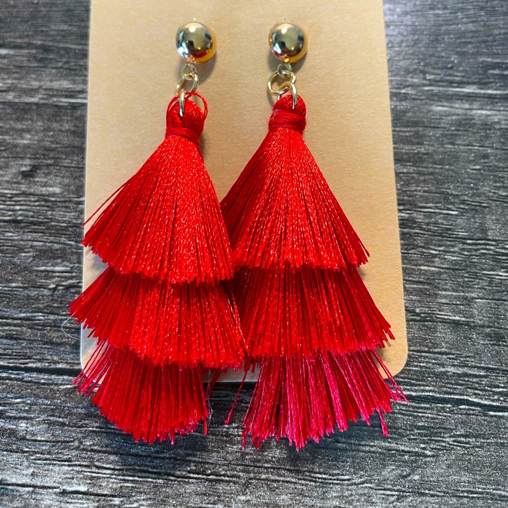 Fringe earrings